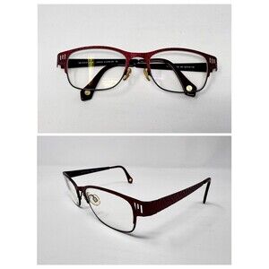 FYSH 3435 463 Eyeglass Frames Only 52-18-135 Red Black Urban Eyewear